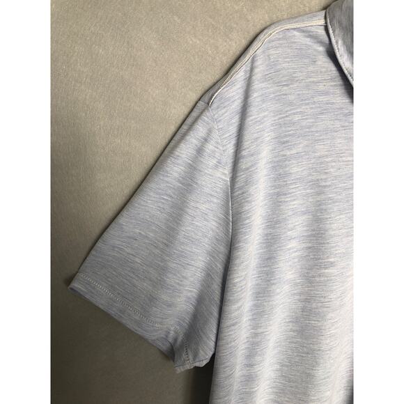Tommy Bahama Polo Shirt Men's Size XXXL Heather Blue - Picture 5 of 8